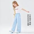 迪士尼 甜美蝴蝶结冰丝阔腿裤26夏女童时尚百搭轻薄休闲裤舒适透气长裤 图片 5