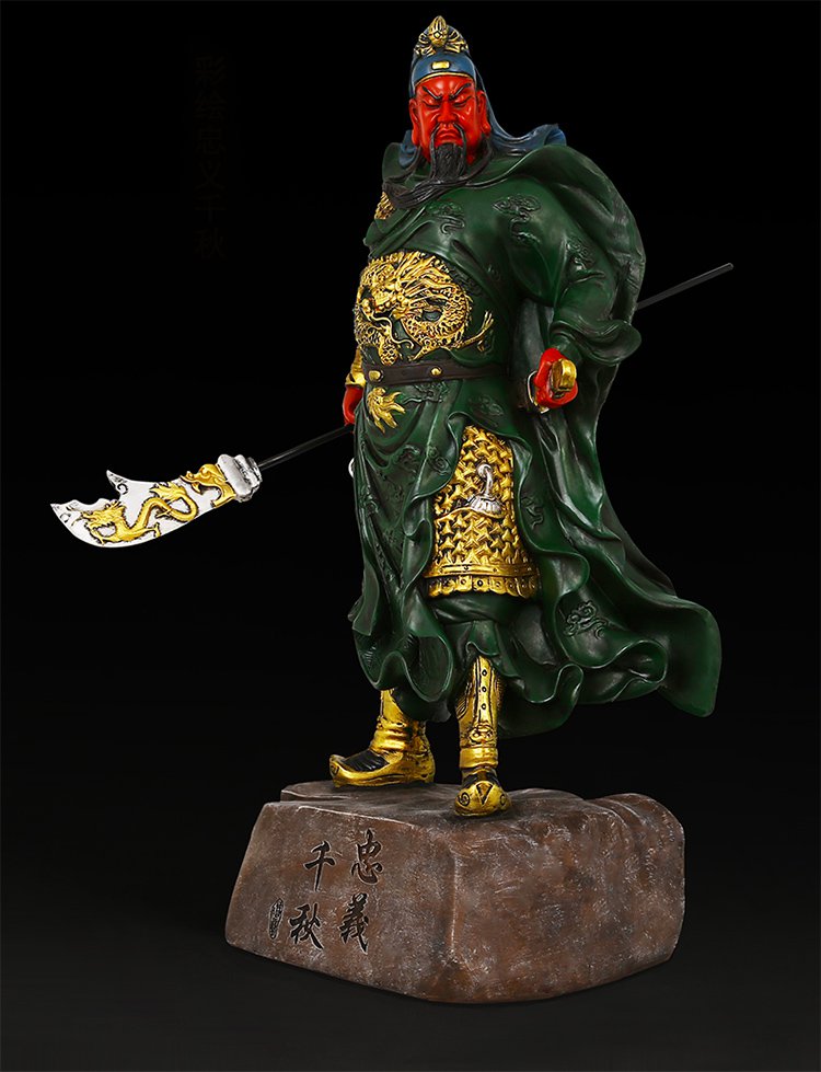 武财神关公财乔迁开业礼品摆件 客厅装饰摆件创意工艺品招财家居装饰