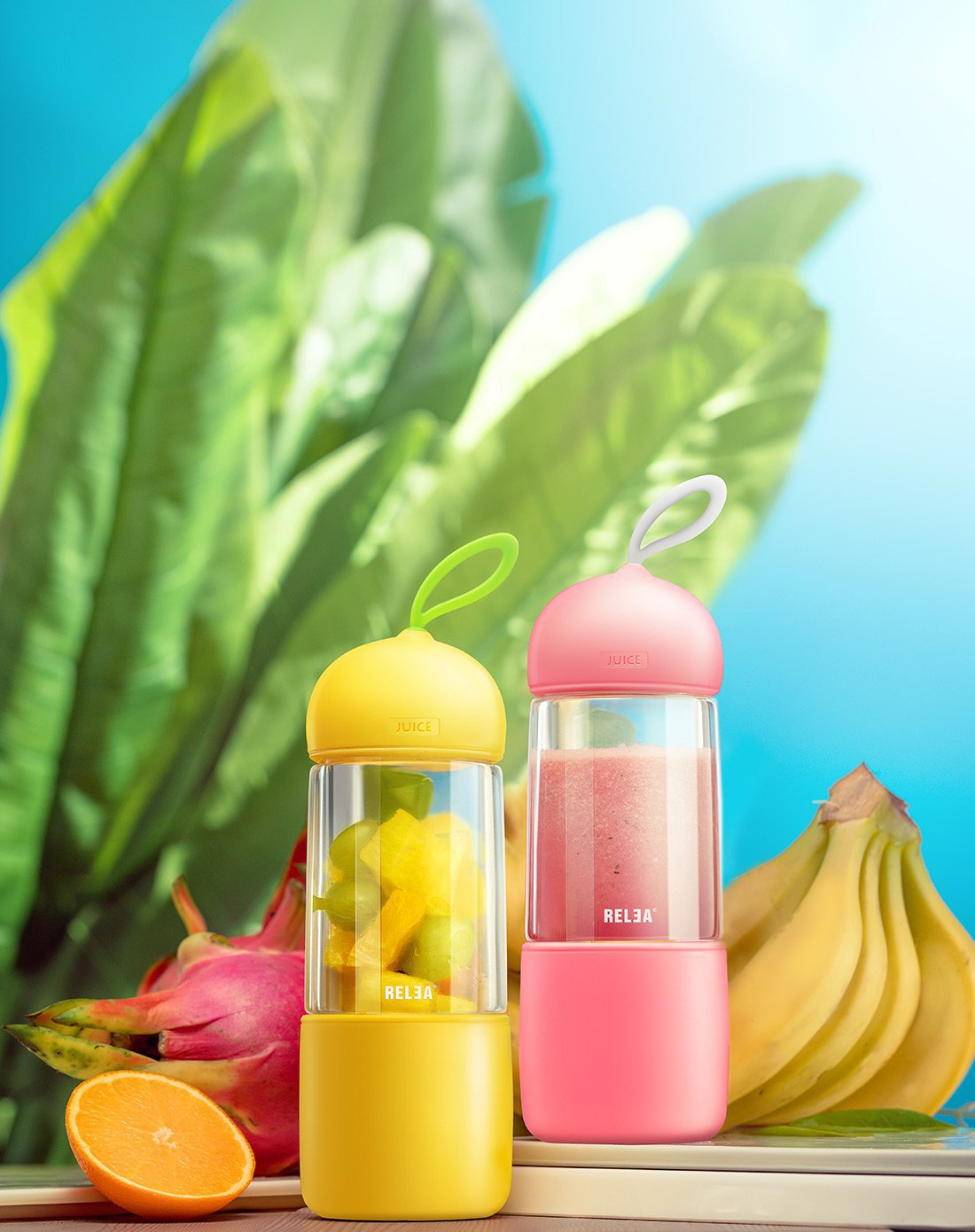 物生物 260ml迷你便携果c多功能榨汁杯 榨汁机 果蔬料理机