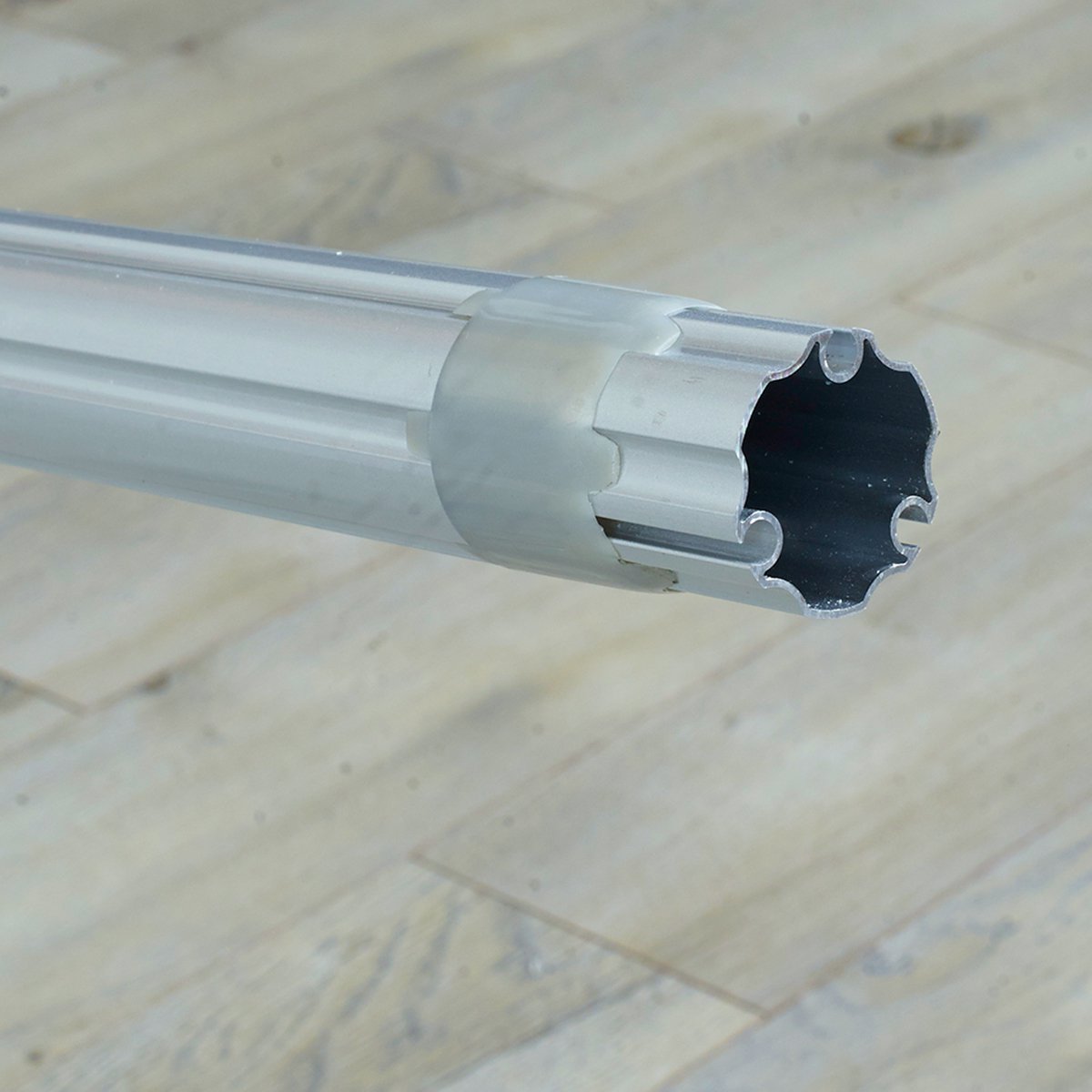 加厚铝合金可伸缩罗马杆双杆