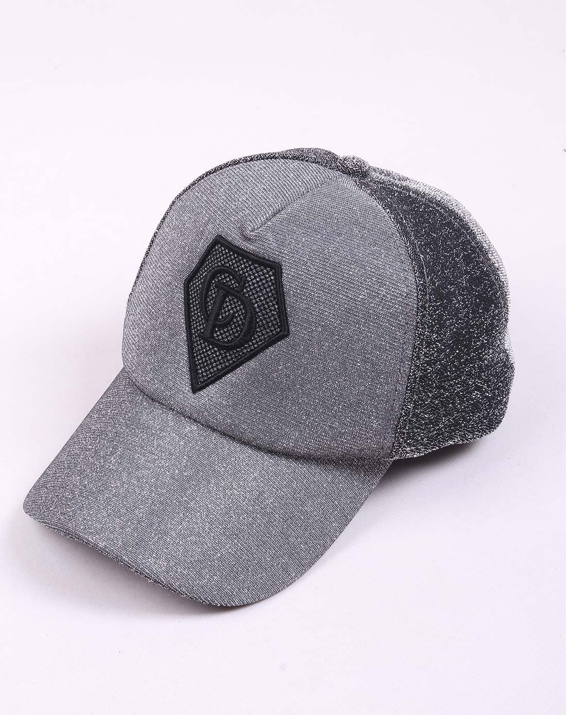 时尚潮流亮丝户外运动棒球帽灰色