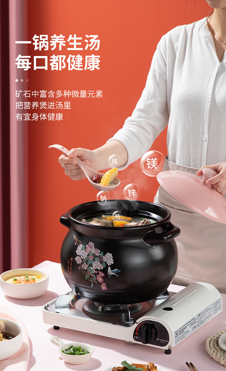 耐高温陶瓷煲多用炖锅汤锅家用养生煲陶瓷锅