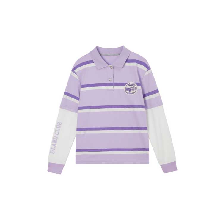 E-LAND KIDS ����ͯװ��Ůͯ����Polo����������ײɫ������T�� 108Ԫ