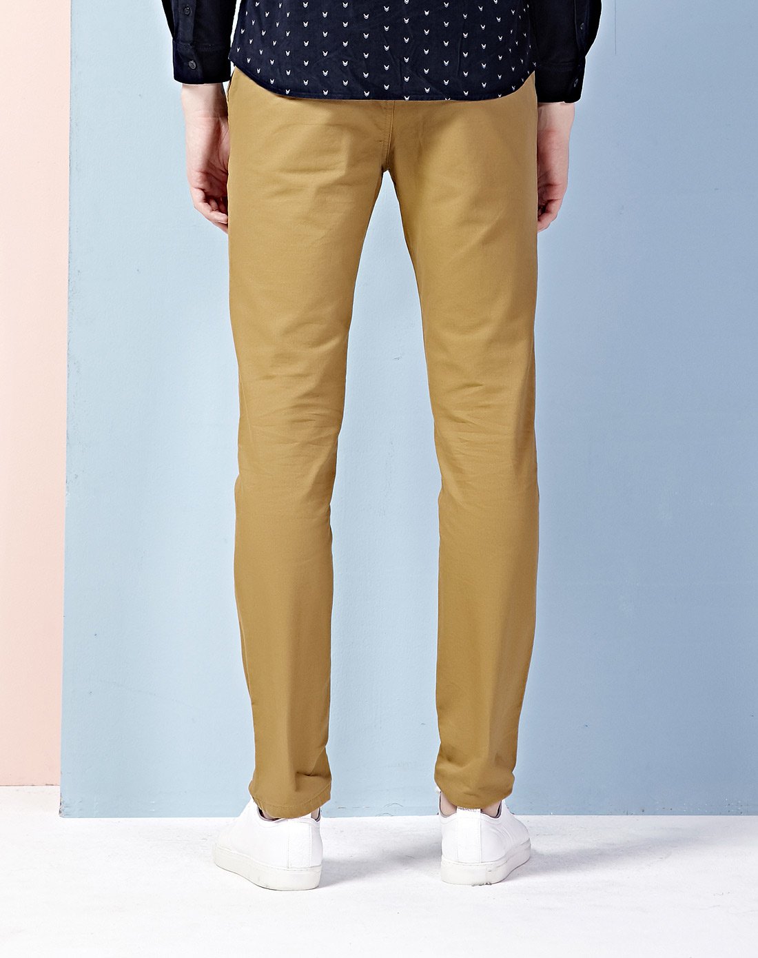 休闲裤男装直筒纯棉修身时尚男士