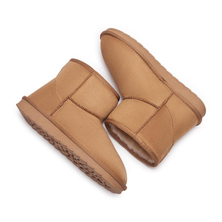 热风 【爆款推荐】冬季女士日常百搭简约休闲保暖舒适通勤纯色雪地靴