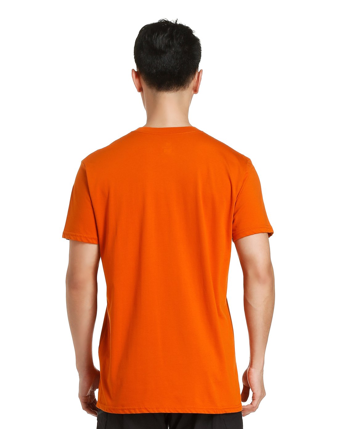 stack ss t-shirt 男款铜橙色棉质短袖t恤