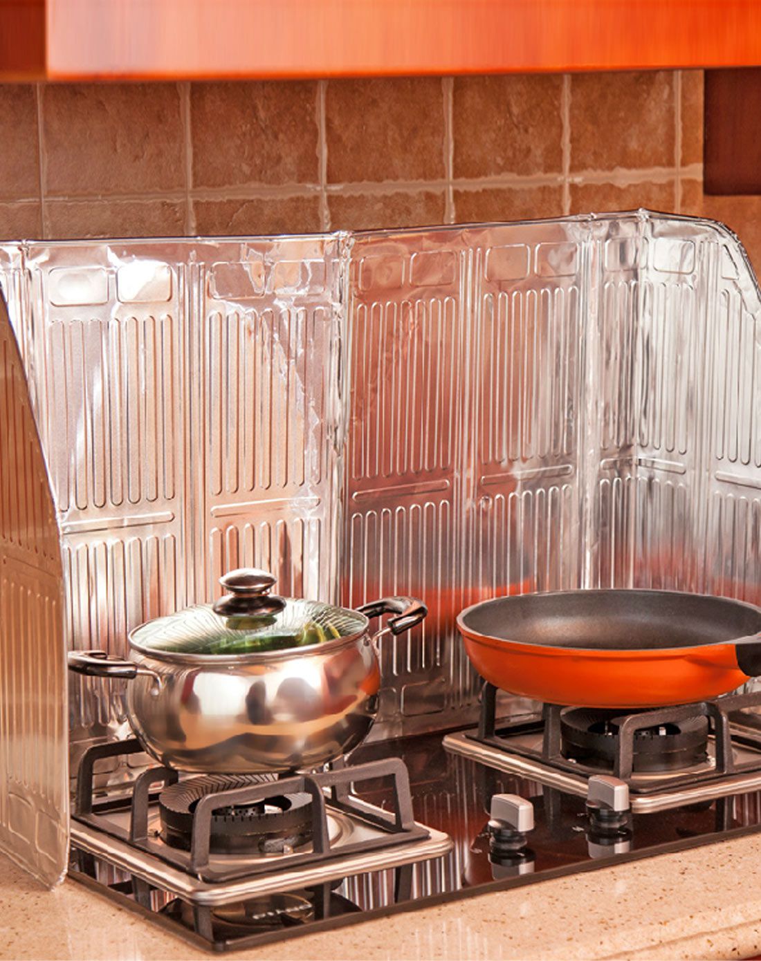 日本原装爆款不锈钢色挡油板