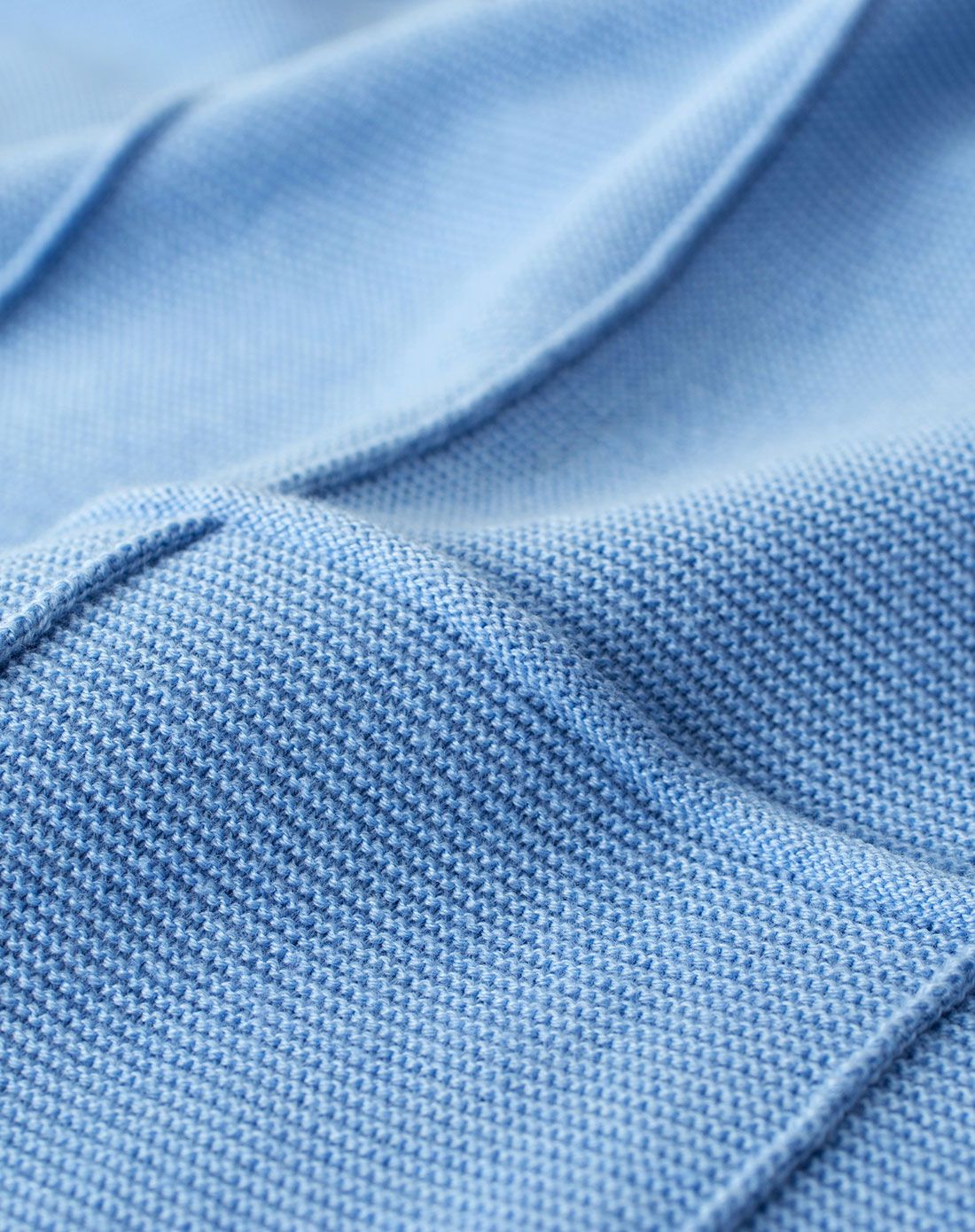 浅水蓝百搭圆领针织衫