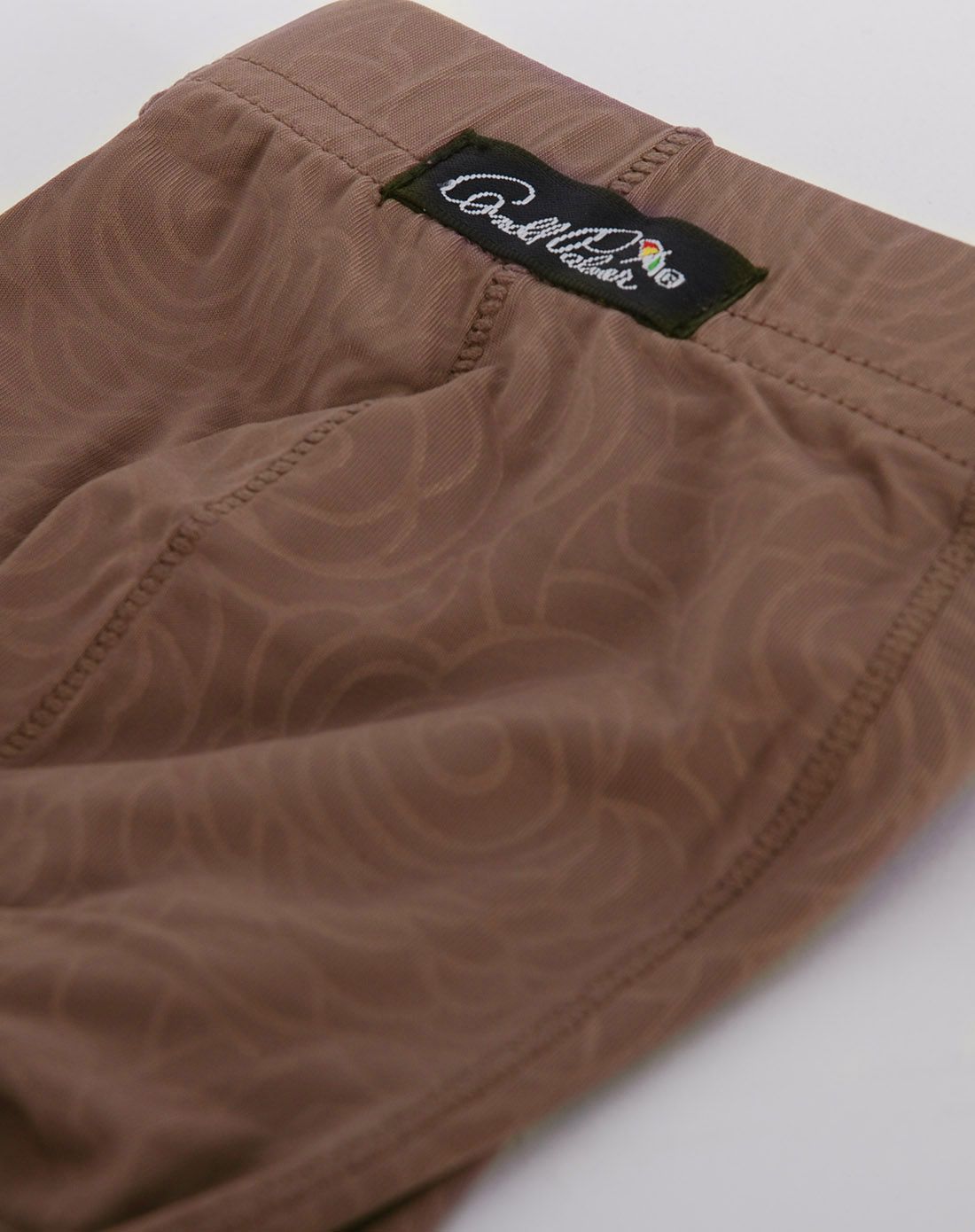 美国花雨伞家居服男女男士啡色暗纹平角内裤89339t001_唯品会