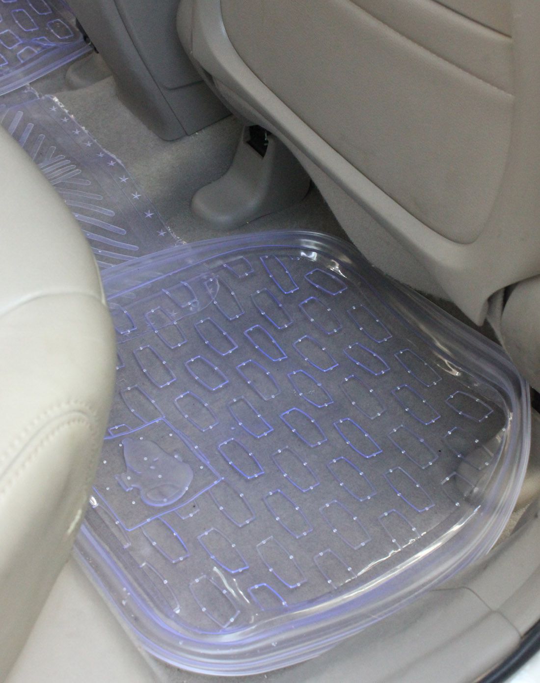 通用款式透明pvc塑料脚垫