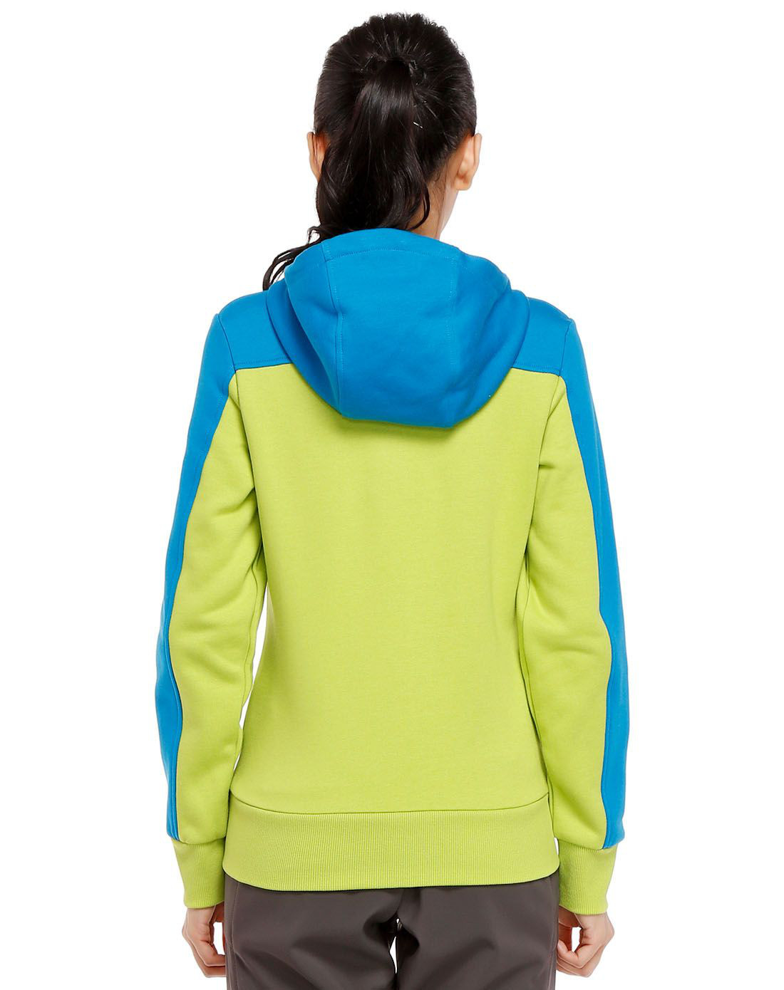 保暖抗静电 女款酸橙绿卫衣