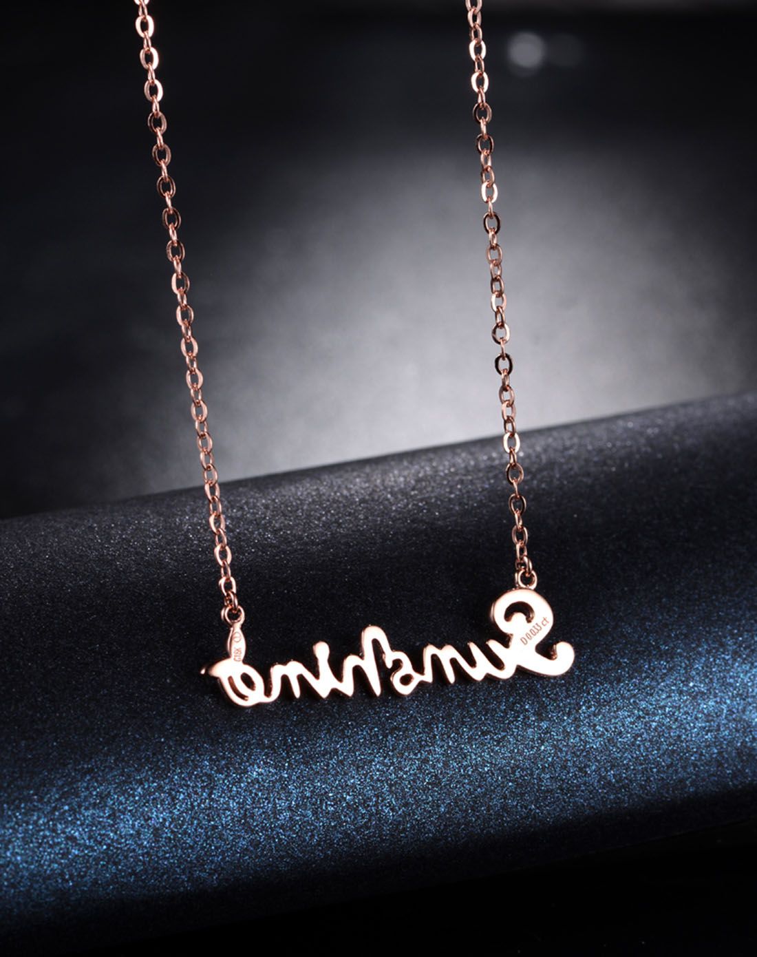 佐卡伊 sunshine系列玫瑰18k金钻石项链