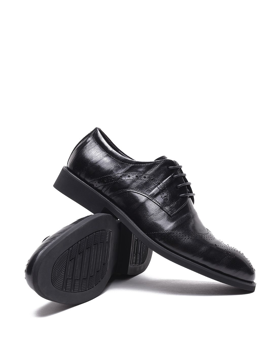 梦特娇montagut黑色羊皮绅士鞋q54128226a01_唯品会