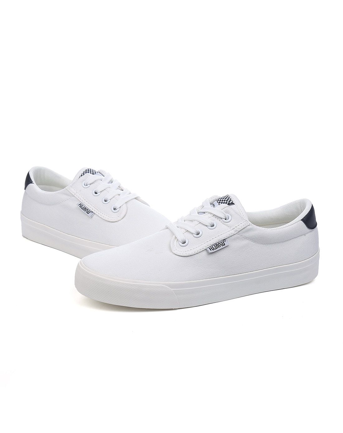 环球潮范简约轻便 男款白色低帮休闲鞋h16796w_唯品会