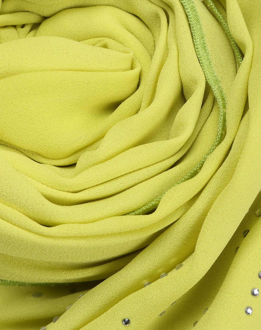 红人honrn浅黄绿色百搭时尚烫钻围巾fa35wj00133_唯品会