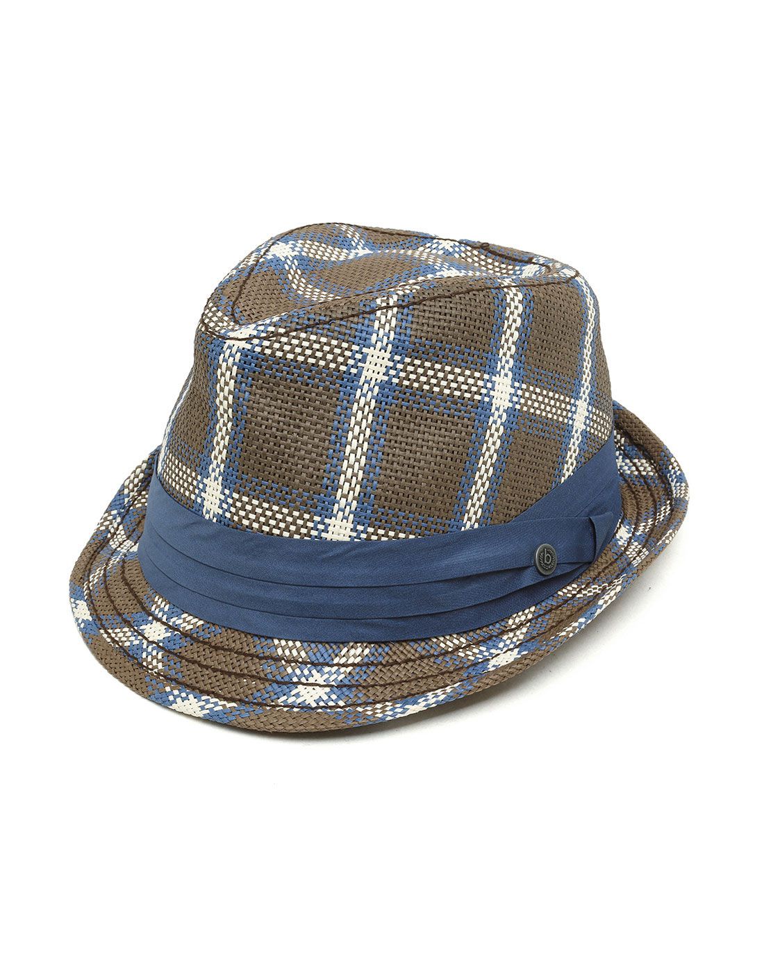 宝加力bugatti国际品牌男进口咖啡色男士休闲巴拿马帽mf234833807404