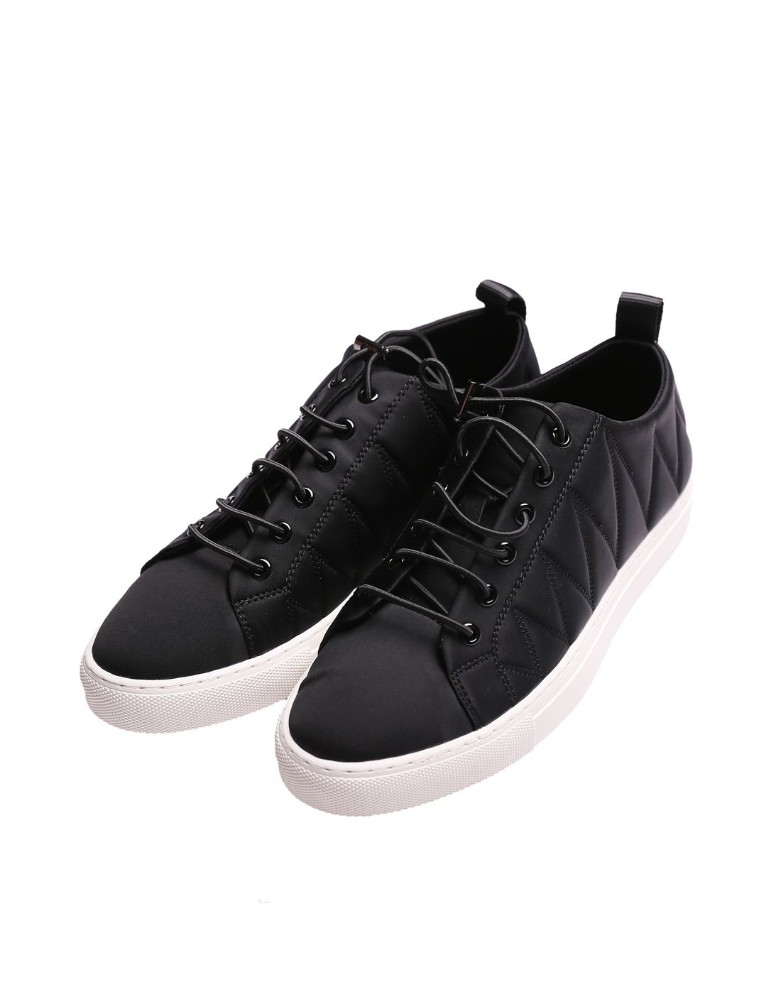 利郎l2 黑色时尚系带休闲鞋