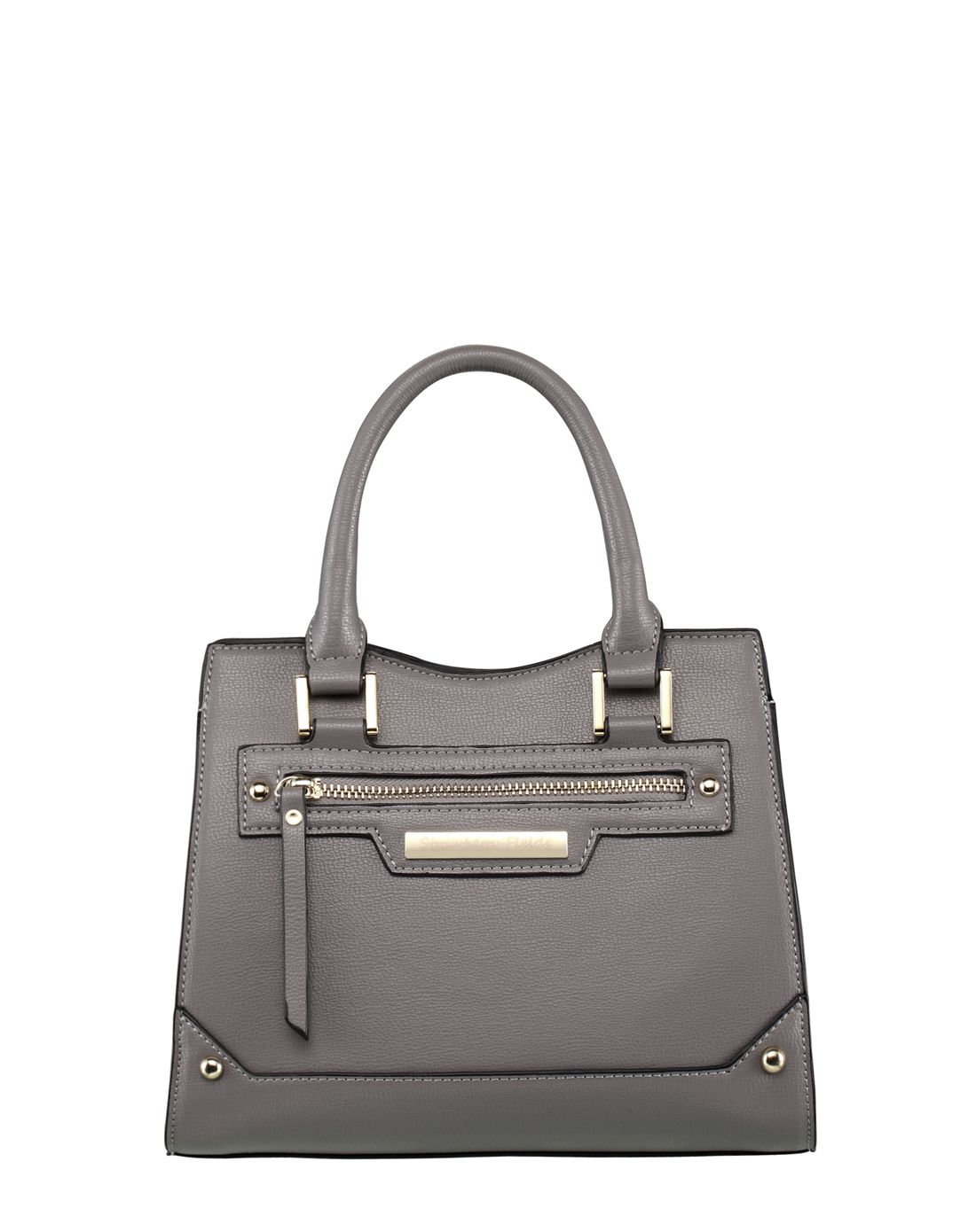 2016新款藕粉色质感树纹通勤手提包