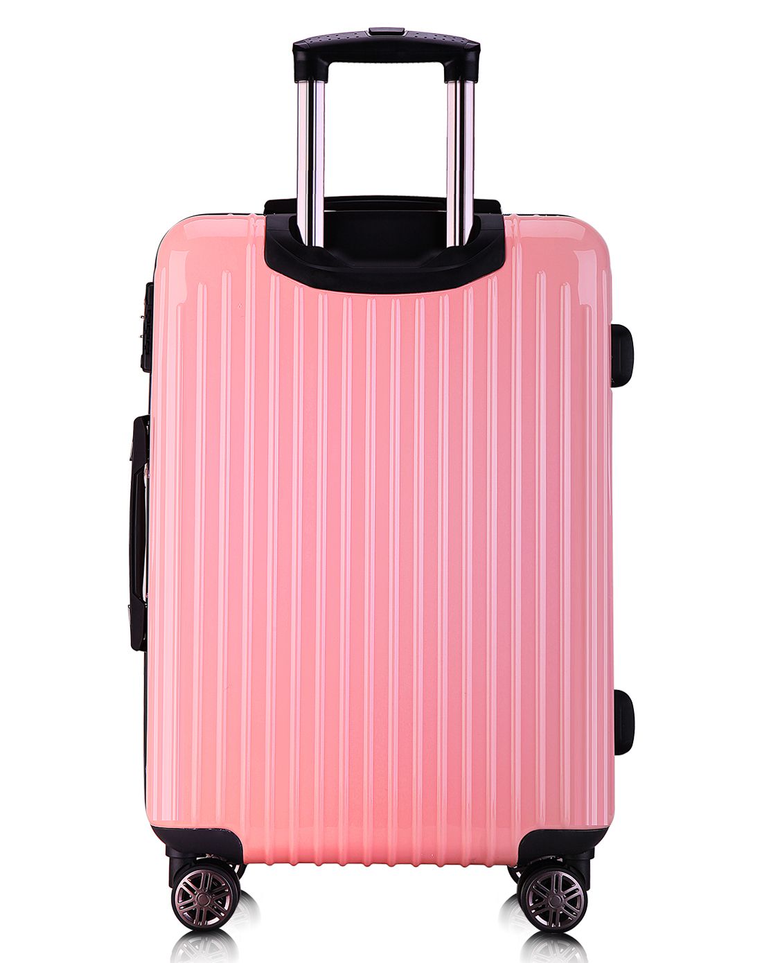 toboog万向轮拉杆箱镜面pc abs粉色26寸