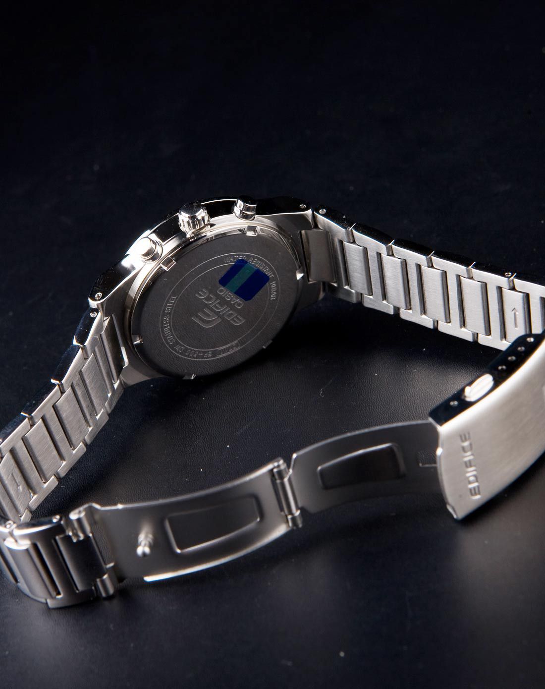 卡西欧 edifice金属系列钢带石英男表