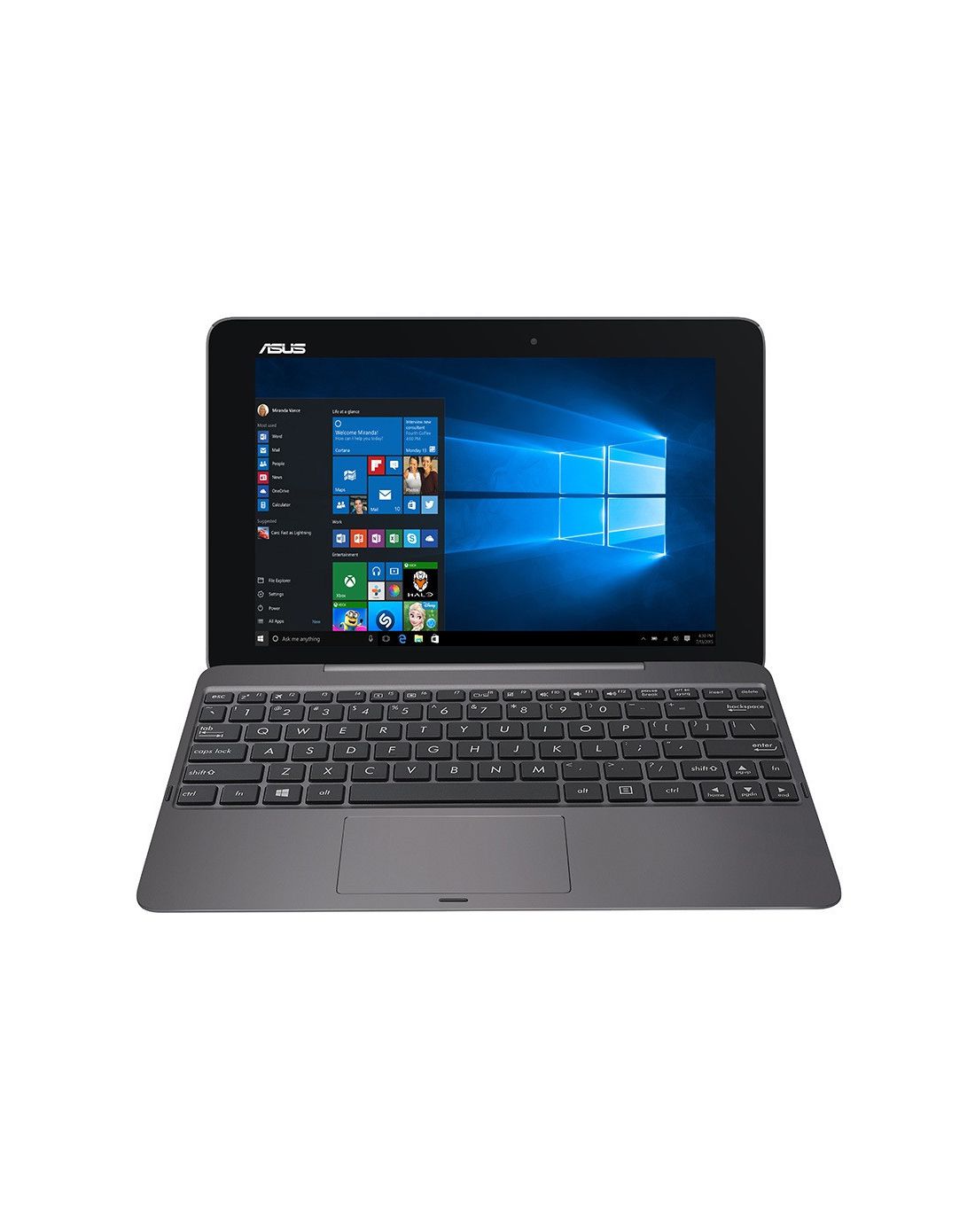 华硕电脑-旗舰店专场直发货t100h灰色四核二合一平板 6件套t100ha8500