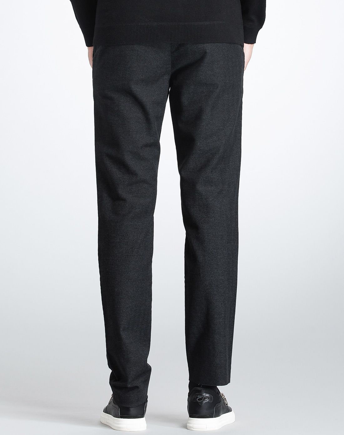 炭灰色保暖商务时尚休闲裤