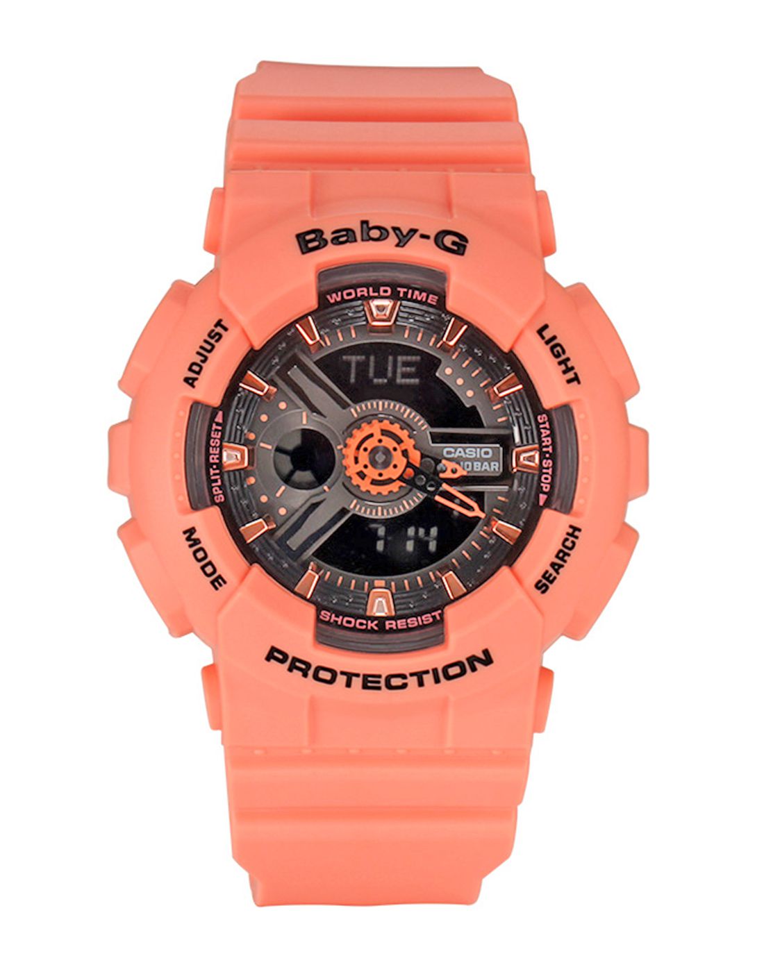 卡西欧 baby-g系列炫彩防水石英女表