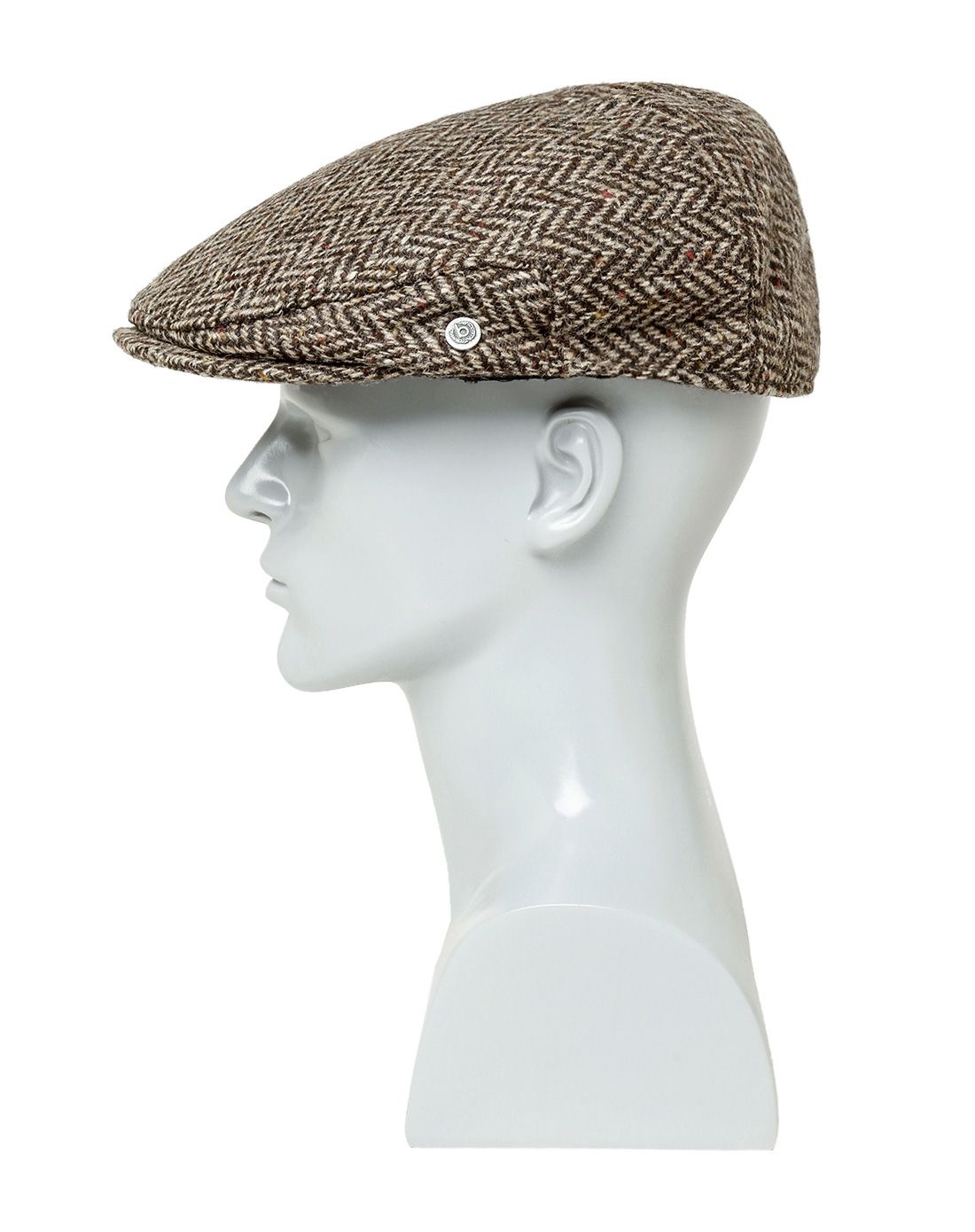 进口咖啡色男士欧洲经典羊毛帽