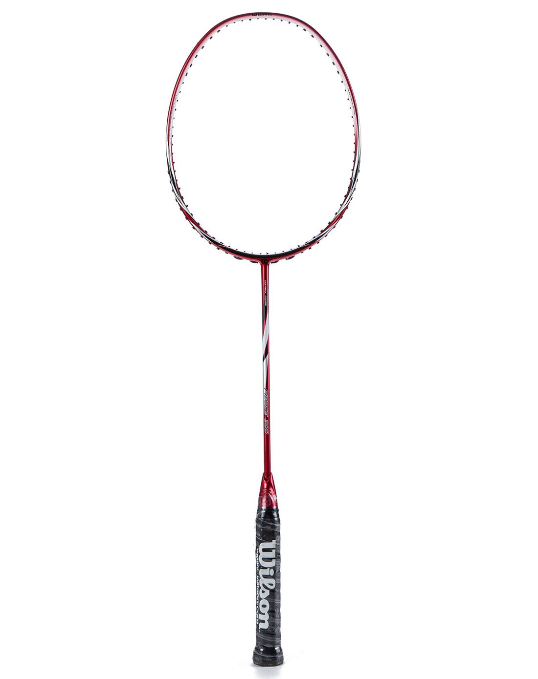 wilson威尔胜 全碳素轻质红/黑/白色中性羽毛球拍