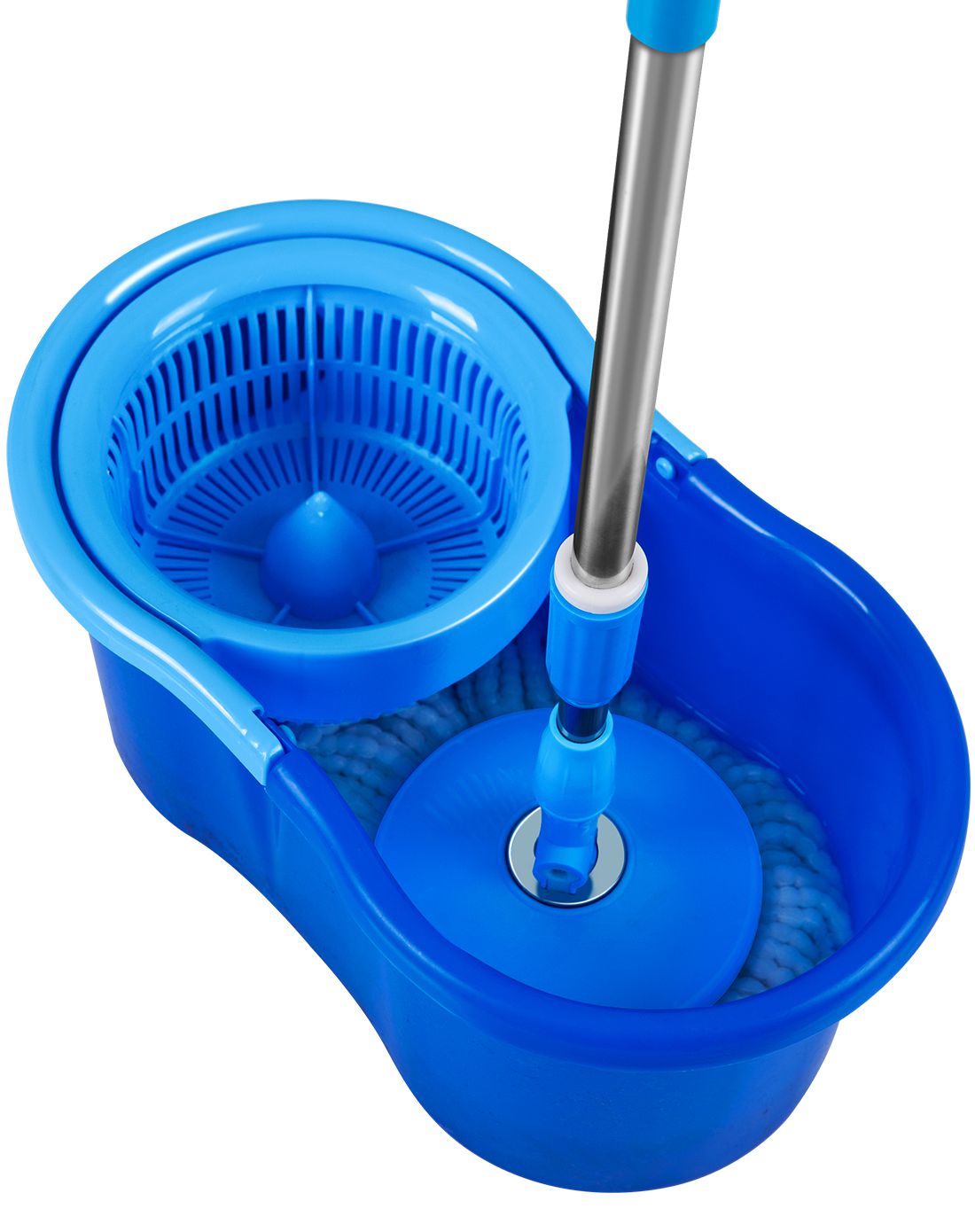 加强杆共2拖头旋转拖把