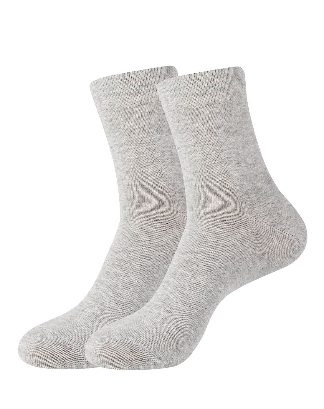 男款6双浅麻灰精梳棉商务秋冬保暖厚棉袜