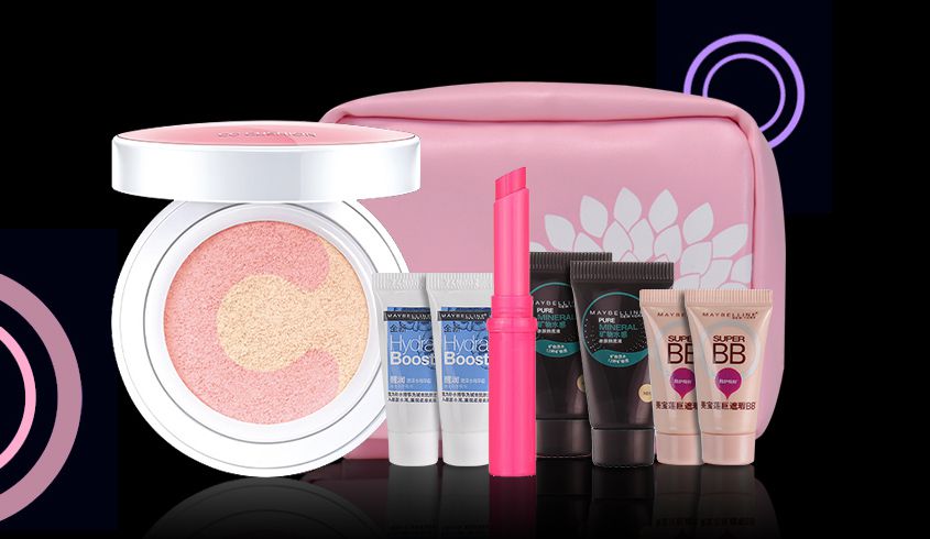 美宝莲maybelline化妆品专场美宝莲maybelline好气色潮色双搭轻垫霜