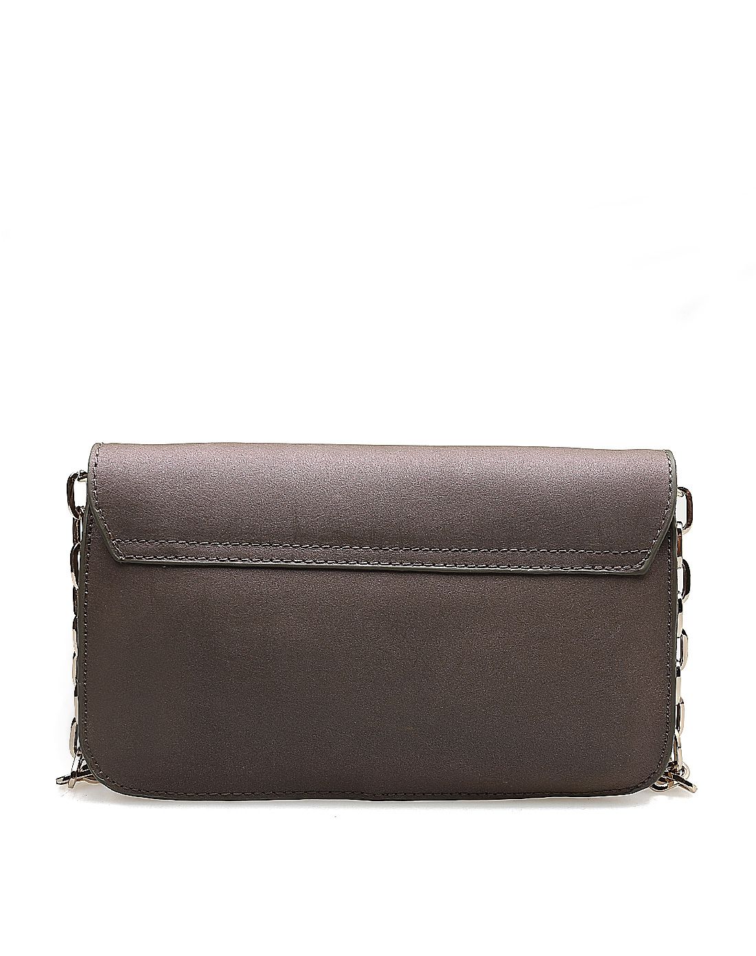 特制灰擦色哑光擦色牛皮链条小巧斜挎包