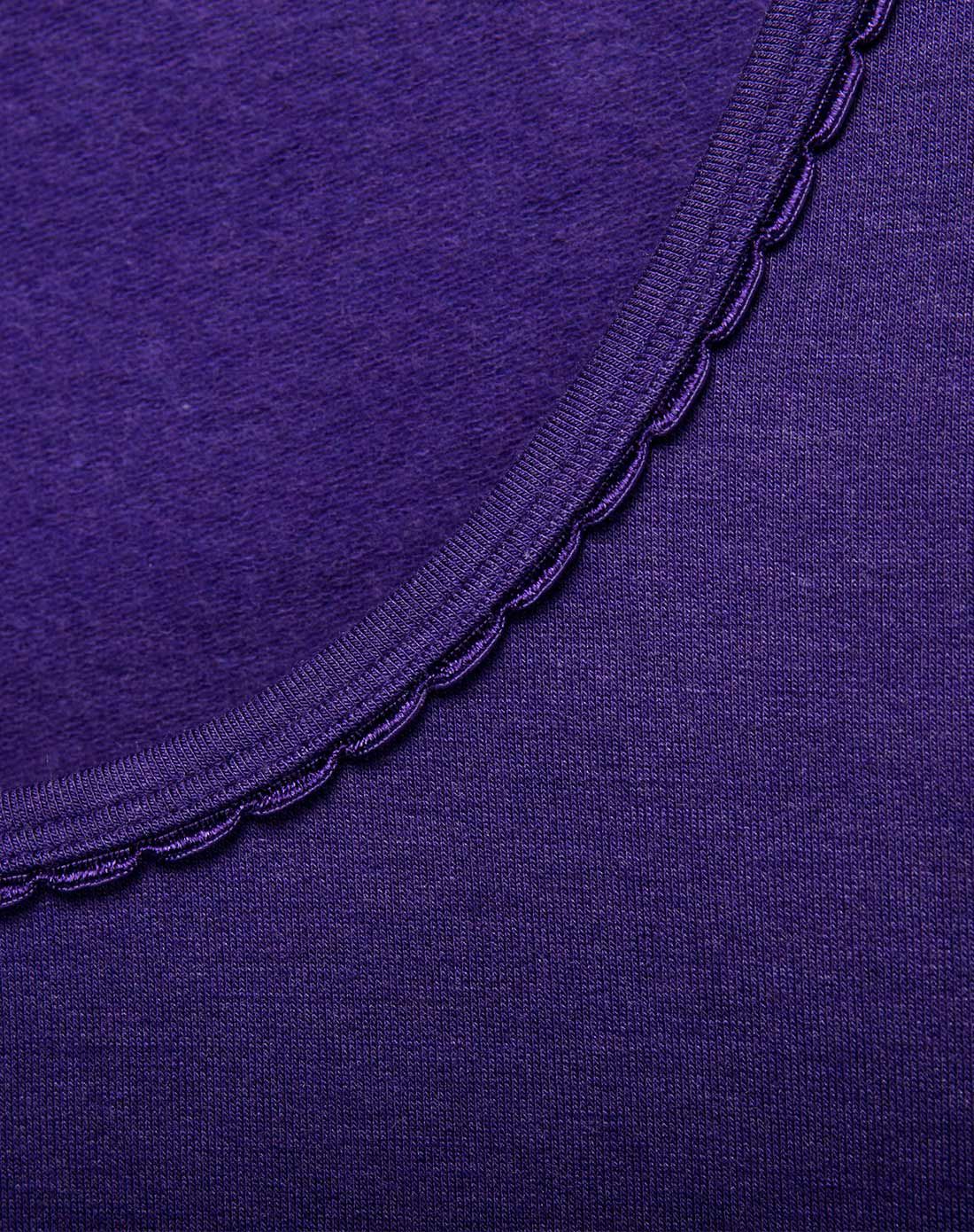 彩蓝女士舒暖美雅碧圆领套装