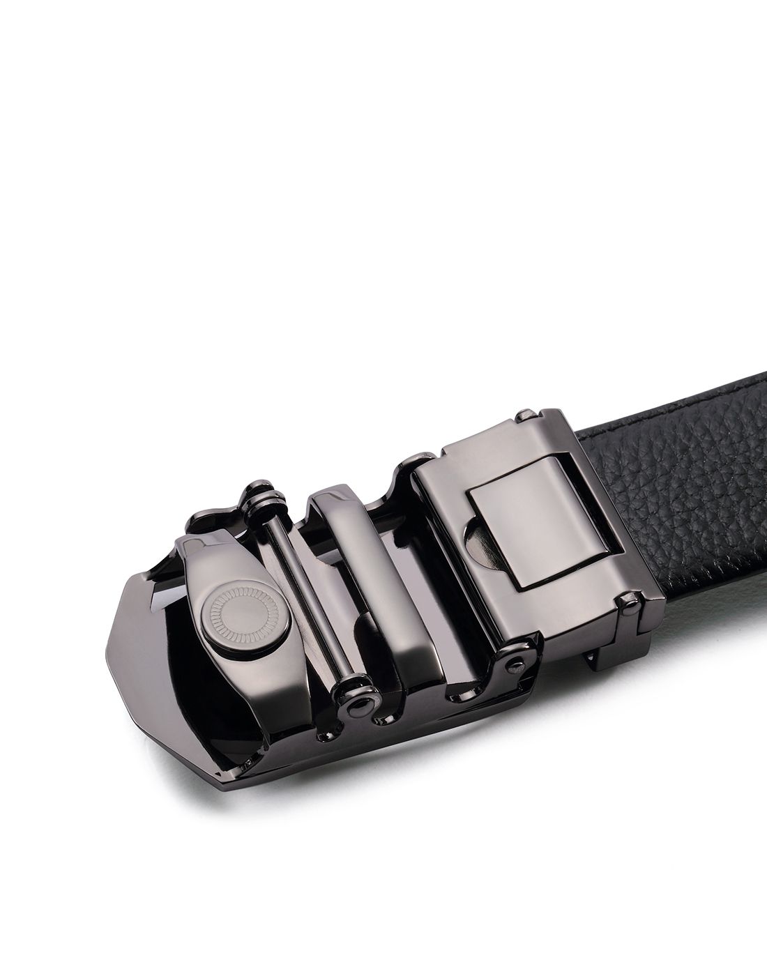 男士时尚枪色扣皮带