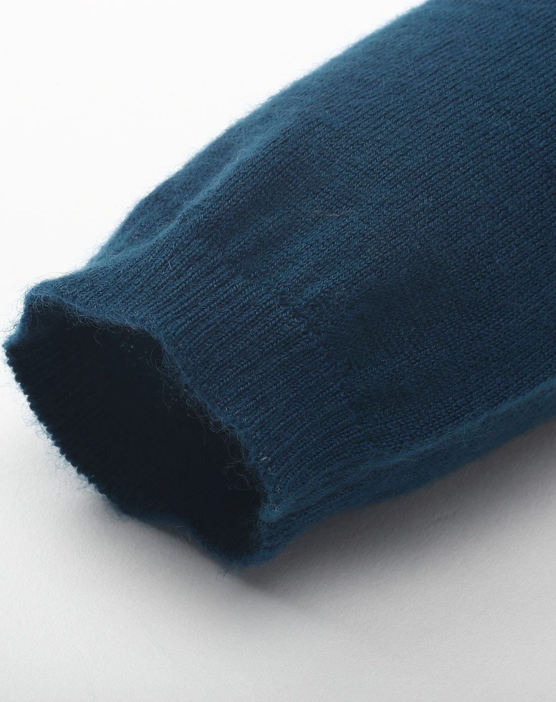 女款自由领精纺女套衫哈青色