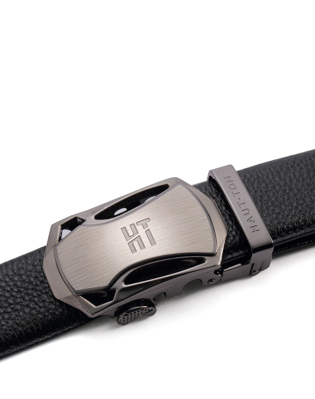 男士时尚枪色扣皮带