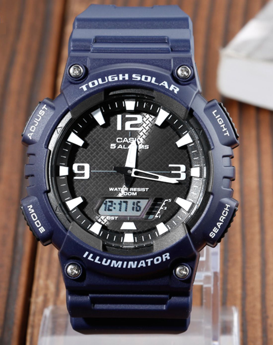 卡西欧casio活力运动casio regular系列多功能运动防水男表aq-s810w