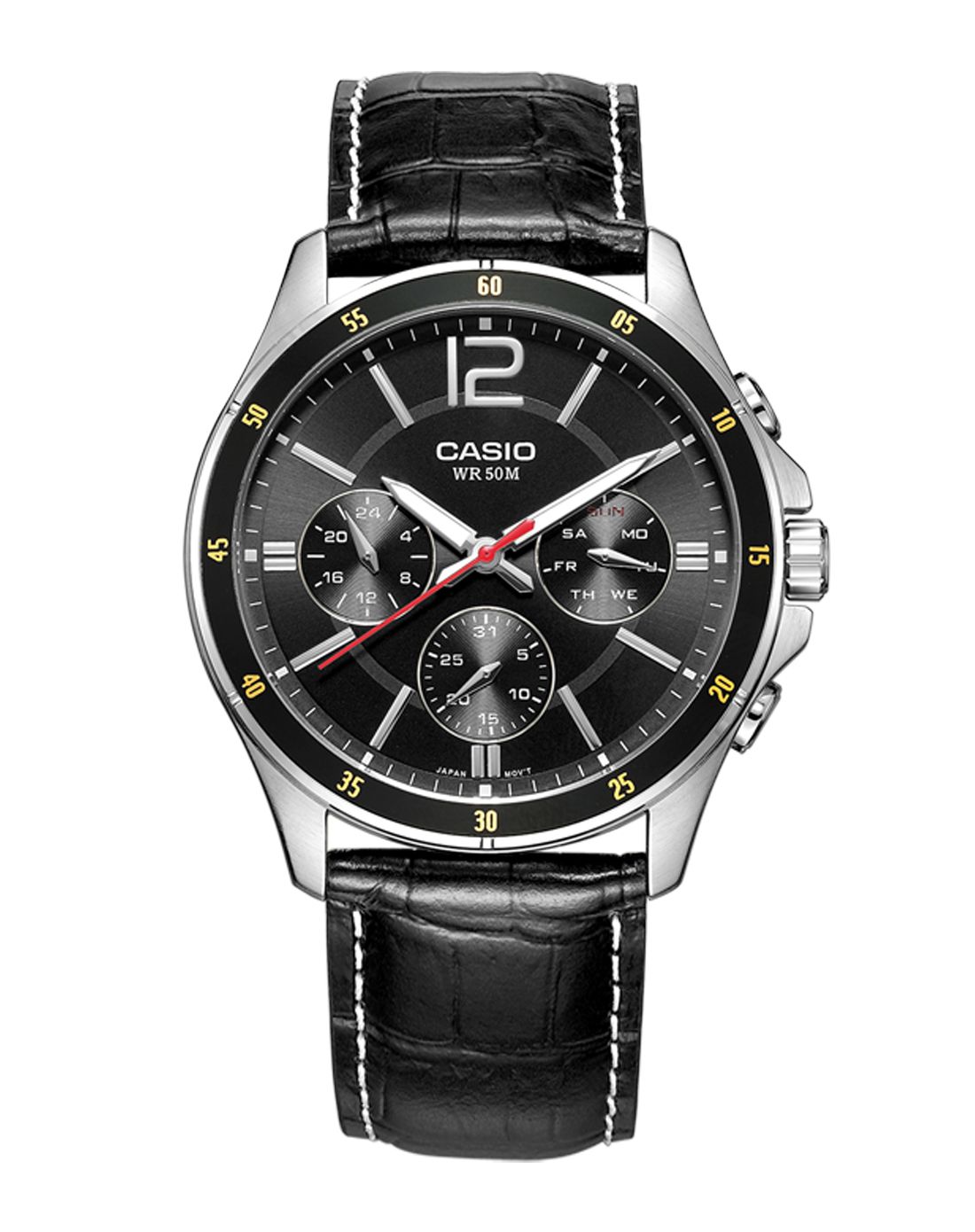 卡西欧casio时尚casio 指针系列防水商务石英男士手表mtp1374l1a-k