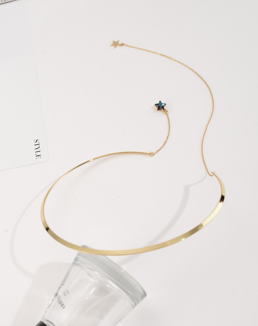 viennois 施华洛世奇元素流星雨项链