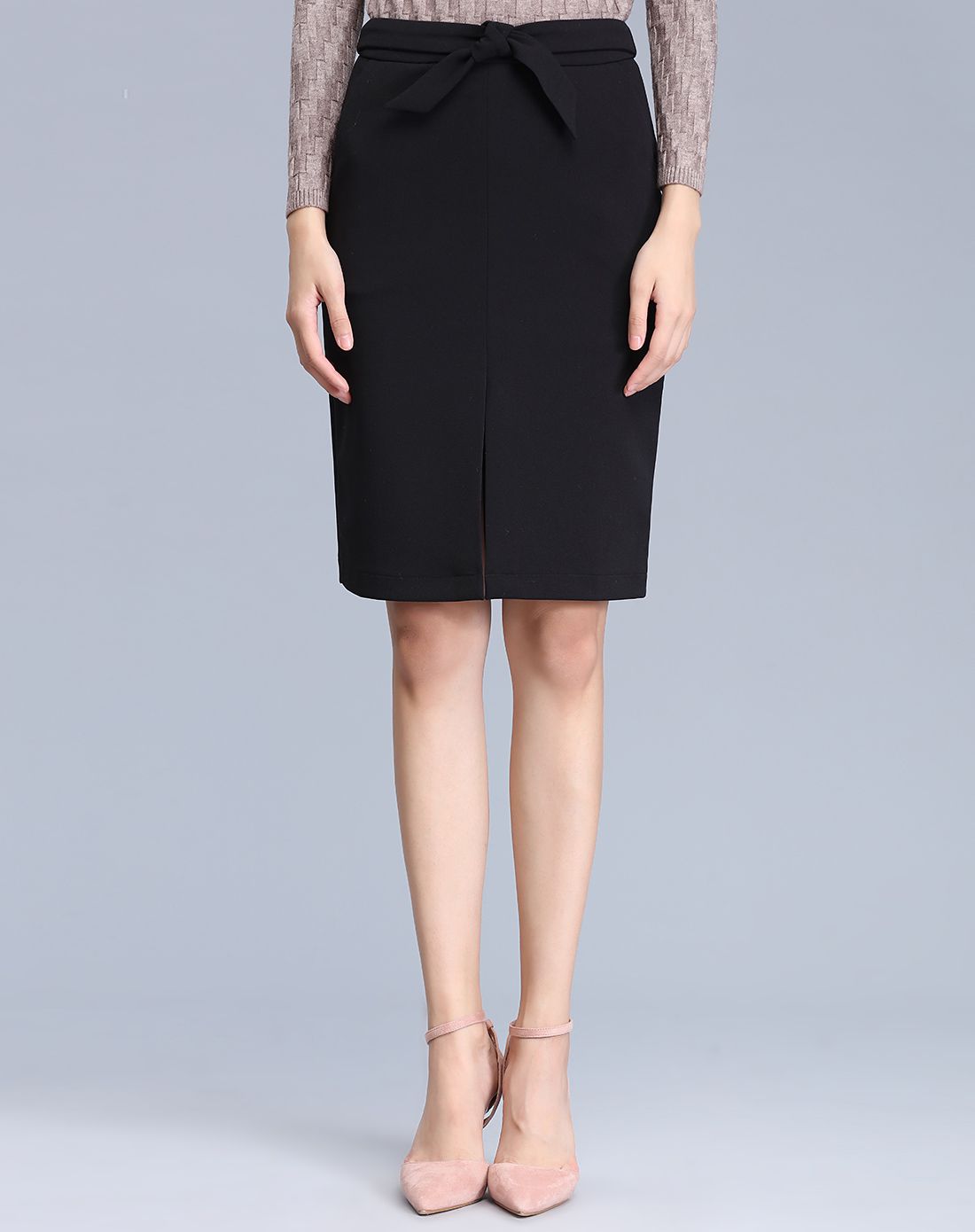 时尚简约直筒包臀裙