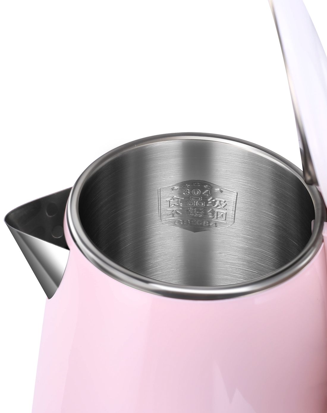 金正304不锈钢内胆 双层防烫电热水壶