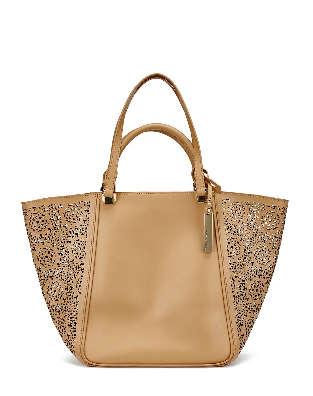 欧美风日常休闲牛皮女式手提包黑色