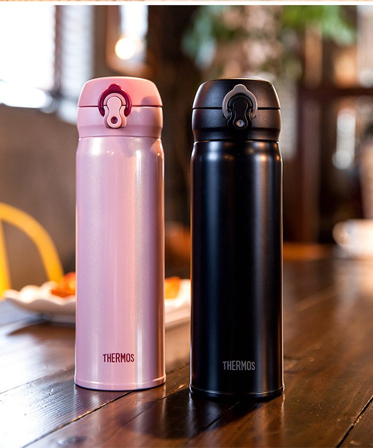 女神在用的杯子 500ml玫红色超轻保温杯