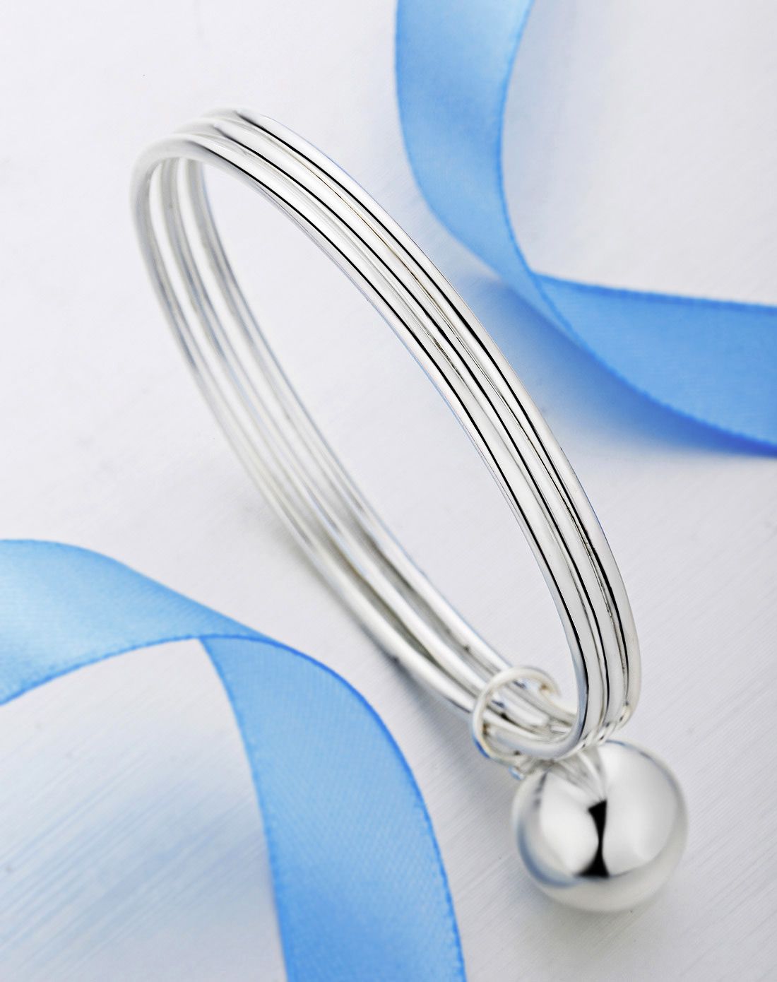 your-d 快乐乐章s990银手镯闭口3圈 带铃铛