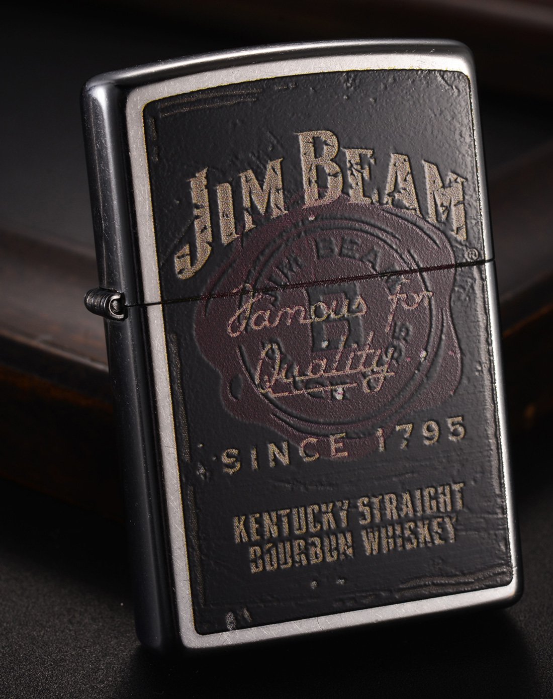 zippo打火机专场zippo jim beam标志-镜面常规常规机28841n_唯品会
