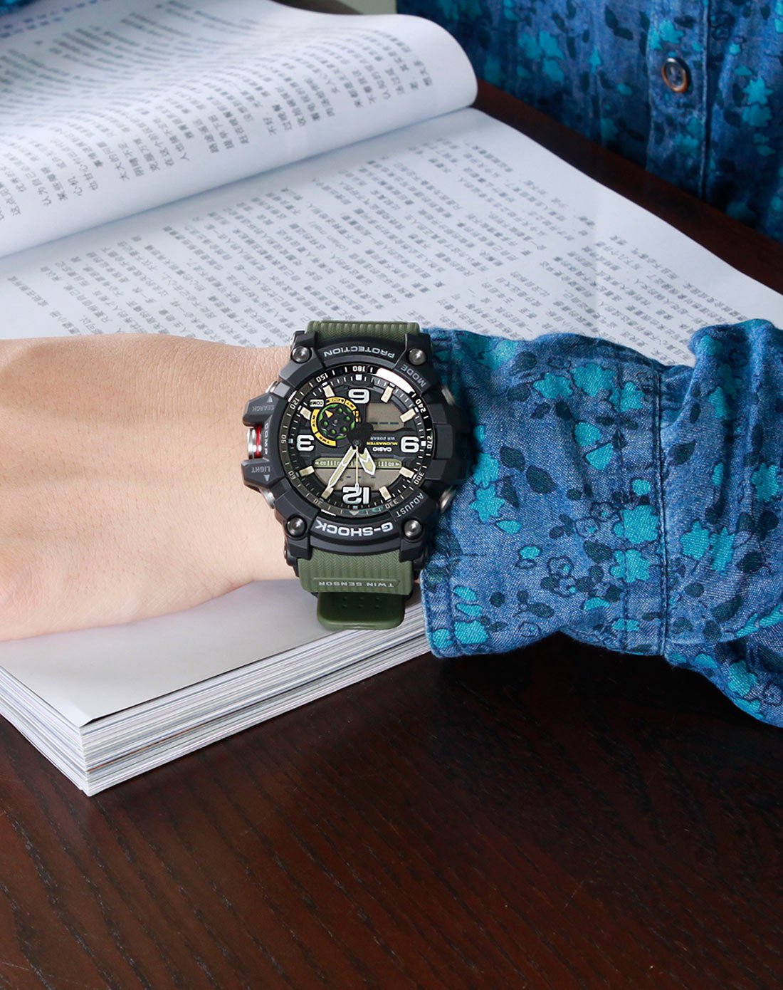 卡西欧 g-shock系列泥人运动防水石英男表