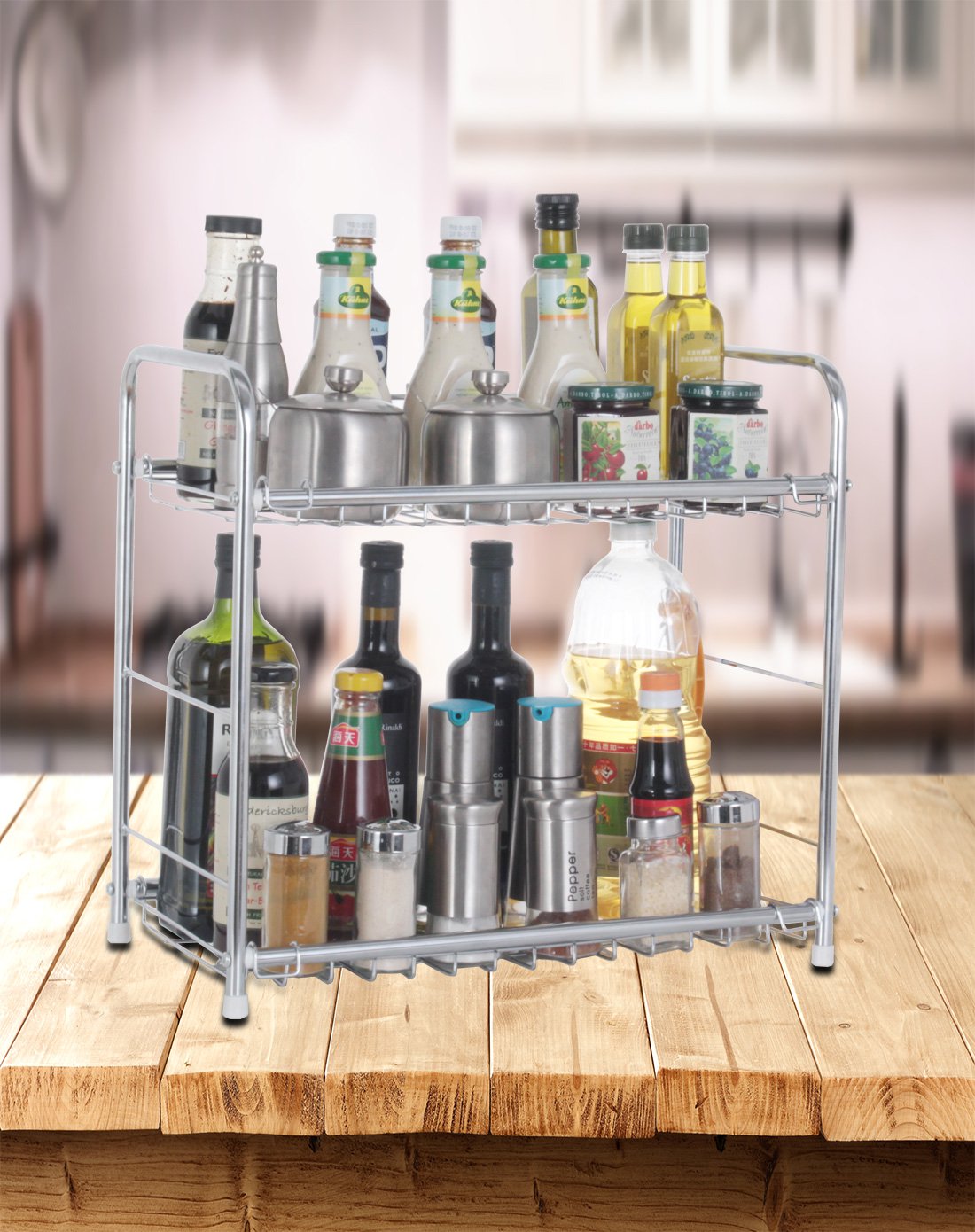 双层调料架调味瓶罐子厨房置物架