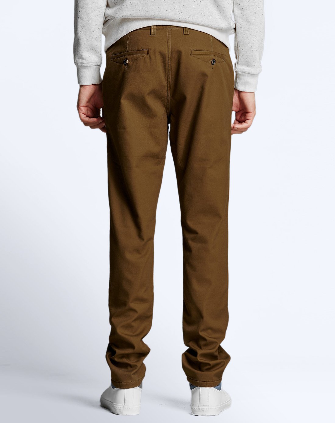 保暖加绒休闲长裤桦茶色