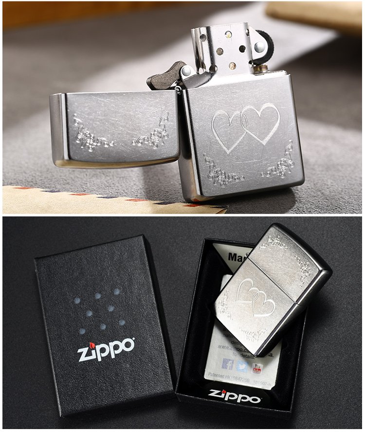 zippo 心連心-花砂雕刻常規機